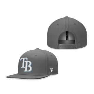 Tampa Bay Rays Snapback Hat Graphite