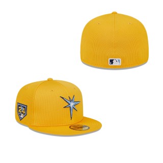 Tampa Bay Rays Yellow 2024 Spring Training 59FIFTY Fitted Hat