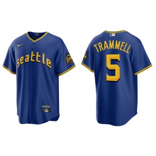 Taylor Trammell Seattle Mariners Royal 2023 City Connect Replica Jersey