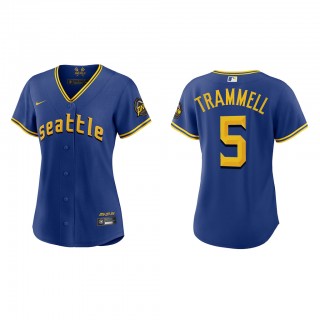 Taylor Trammell Women's Seattle Mariners Royal 2023 City Connect Replica Jersey