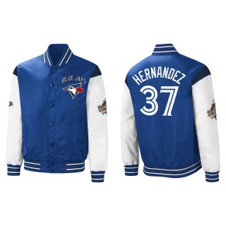 Teoscar Hernandez Toronto Blue Jays Royal 2x World Series Champions Complete Game Full-Snap Jacket