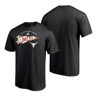 Texas Longhorns 2021 NCAA Men's Baseball College World Series Bound Homer T-Shirt Black