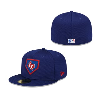 Texas Rangers 2022 Clubhouse 59FIFTY Fitted Hat Royal