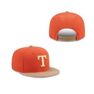 Texas Rangers Autumn Wheat 9FIFTY Snapback Hat