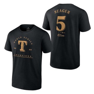 Texas Rangers Corey Seager Black 2023 World Series Champions T-Shirt