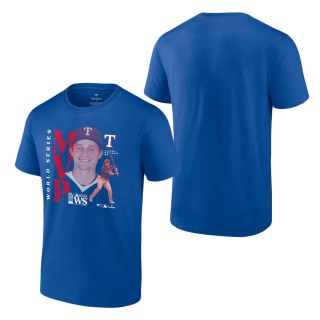Texas Rangers Corey Seager Royal 2023 World Series Champions MVP T-Shirt