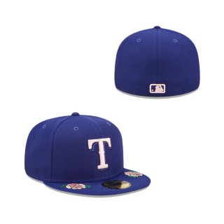 Texas Rangers Double Roses 59FIFTY Fitted Hat