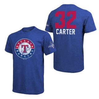 Texas Rangers Evan Carter Royal 2023 World Series Champions T-Shirt