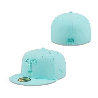 Texas Rangers Icon Color Pack 59FIFTY Fitted Hat Turquoise