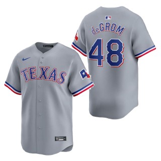 Texas Rangers Jacob deGrom Gray Away Limited Player Jersey