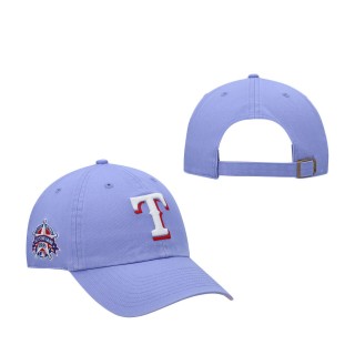 Texas Rangers Lavender 1995 MLB All Star Game Double Under Clean Up Adjustable Hat