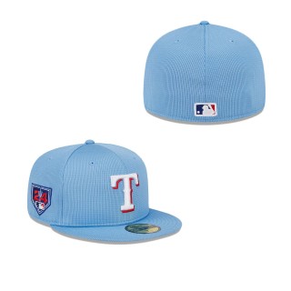Texas Rangers Light Blue 2024 Spring Training 59FIFTY Fitted Hat