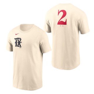 Texas Rangers Marcus Semien Cream 2023 City Connect T-Shirt