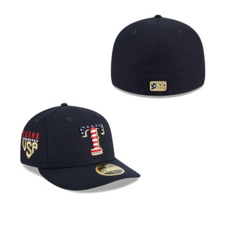 Texas Rangers Navy 2023 Fourth of July Low Profile 59FIFTY Fitted Hat