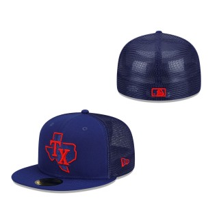 Texas Rangers 2022 Batting Practice 59FIFTY Fitted Hat Royal