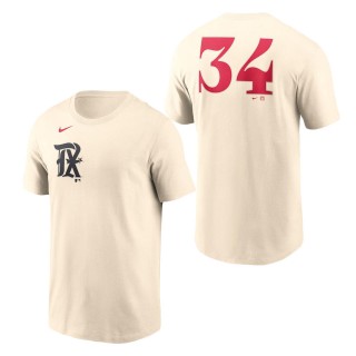 Texas Rangers Nolan Ryan Cream 2023 City Connect T-Shirt
