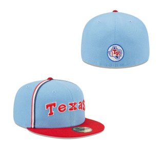 Texas Rangers Powder Blues 59FIFTY Fitted Hat