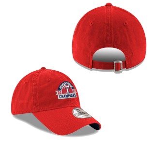 Texas Rangers Red 2023 World Series Champions Banner 9TWENTY Adjustable Hat