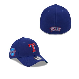 Texas Rangers Royal 2023 MLB Father's Day 39THIRTY Flex Hat