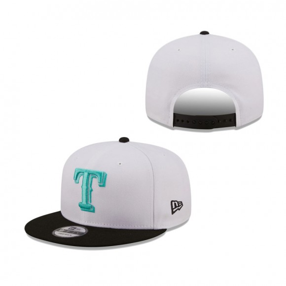 Texas Rangers Spring Two-Tone 9FIFTY Snapback Hat White Black