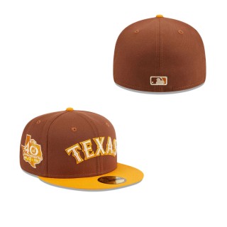 Texas Rangers Tiramisu Fitted Hat