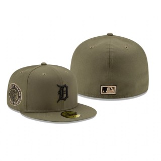 Tigers Green 1968 World Series Champions Camo Undervisor 59FIFTY Hat