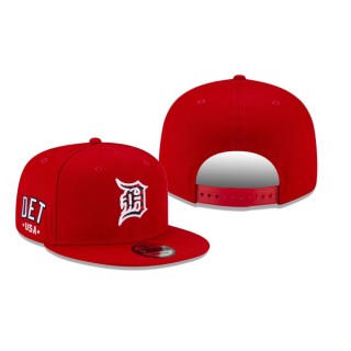 Detroit Tigers Red 4th of July 9FIFTY Adjustable Hat