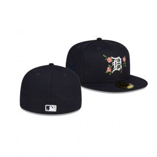 Tigers Bloom Black 59FIFTY Fitted Hat