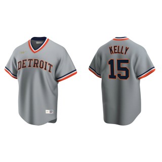 Carson Kelly Tigers Gray Cooperstown Collection Road Jersey