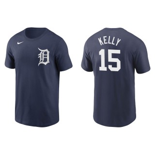 Carson Kelly Tigers Navy Name & Number T-Shirt