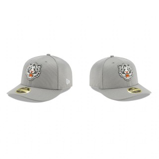Tigers Clubhouse Gray Low Profile 59FIFTY Fitted Hat