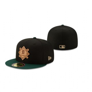 Tigers Black Debossed 59Fifty Fitted Hat