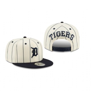 Detroit Tigers White Pinstripe 9FIFTY Snapback Hat