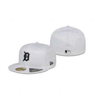 Tigers White Repreve 59FIFTY Fitted Hat