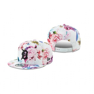 Detroit Tigers White Summer Floral 9FIFTY Snapback Hat