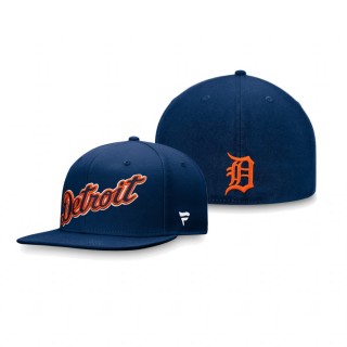 Detroit Tigers Navy Team Core Fitted Hat