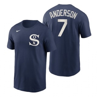 Tim Anderson White Sox 2021 Field of Dreams Navy Tee