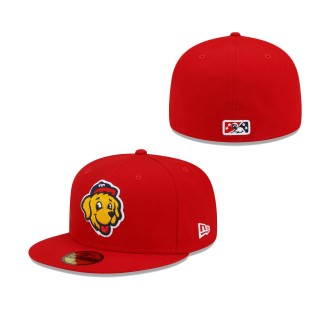 Toledo Mud Hens Red Theme Night 59FIFTY Fitted Hat