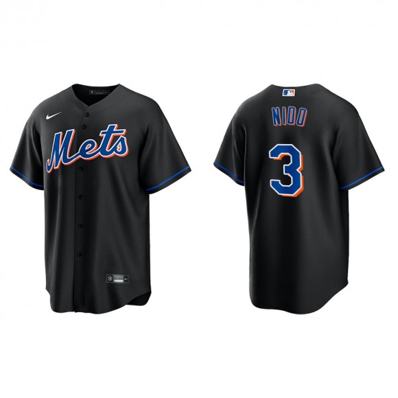 Tomas Nido New York Mets Black Alternate Replica Jersey