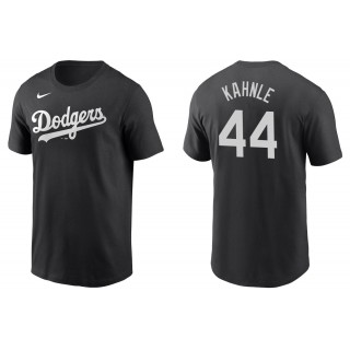 Men's Los Angeles Dodgers Tommy Kahnle Black Name & Number T-Shirt