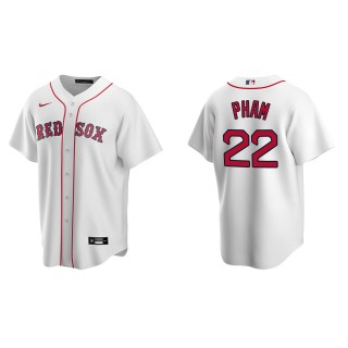 Men's Boston Red Sox Tommy Pham White Replica Home Jersey