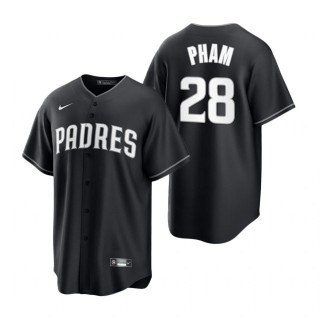 Tommy Pham Padres Nike Black White Replica Jersey
