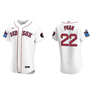 Tommy Pham Boston Red Sox White 2022 Little League Classic Home Authentic Jersey