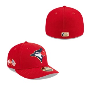 Toronto Blue Jays Canada Day Low Profile Fitted Hat