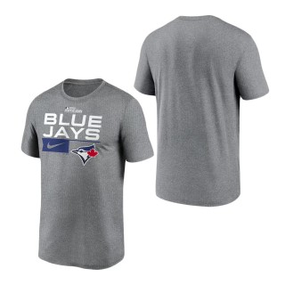 Toronto Blue Jays Charcoal 2023 Postseason Legend Performance T-Shirt