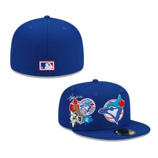 Toronto Blue Jays City Cluster 59FIFTY Fitted Hat Royal