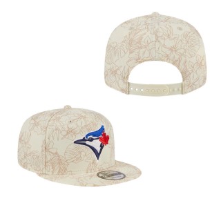 Toronto Blue Jays Cream Spring Training Leaf 9FIFTY Snapback Hat