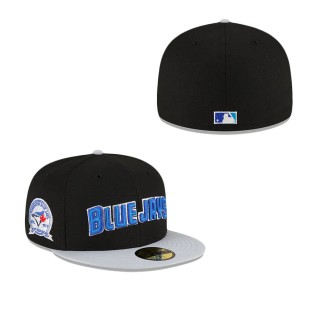 Toronto Blue Jays Just Caps Gray Visor 59FIFTY Fitted Hat