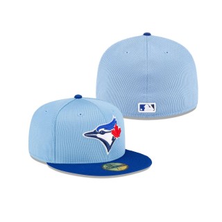 Toronto Blue Jays Light Blue 2024 Batting Practice 59FIFTY Fitted Hat