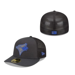 Toronto Blue Jays 2022 Batting Practice Low Profile 59FIFTY Fitted Hat Graphite